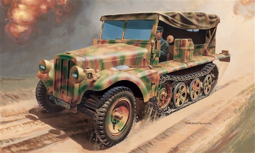 ITA6443 - Italeri - 1/35 Sd.Kfz.10 Demag D7 Halftrack (Discontinued)