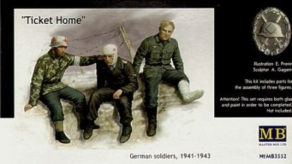 MBL3552 - Master Box - 1/35 Wounded German Soldiers Ticket Home""