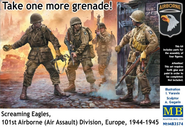 MBL3574 - Master Box - 1/35 Screaming Eagles; 101st Airborne 'Take one more grenade'