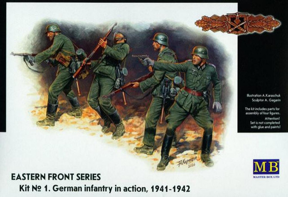 MBL3522 - Master Box - 1/35 German Infantry in Action