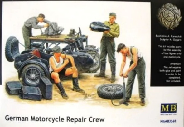 MBL3560 - Master Box - 1/35 German Motorcycle Repair Crew