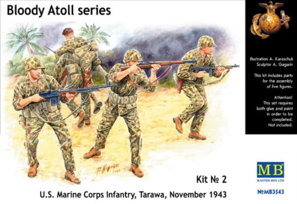 MBL3543 - Master Box - 1/35 Bloody Atoll #2 US Marine Corps Inf