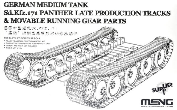 MENSPS049 - Meng - 1/35 Panther (late) Tracks+Running gear
