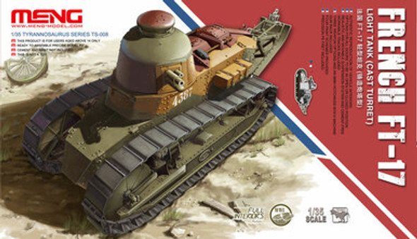 MENTS-008 - Meng - 1/35 French FT-17 Light Tank