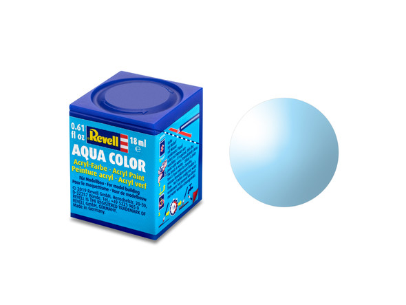 RAG36752 - Revell 18ml Acrylic Paint - Aqua Color: Blue Clear