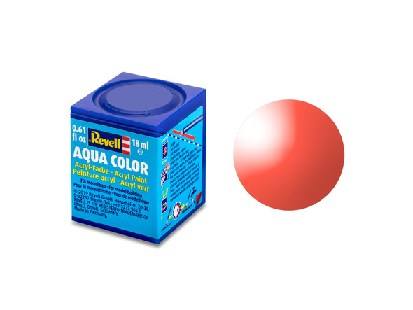 RAG36731 - Revell 18ml Acrylic Paint - Aqua Color: Red Clear