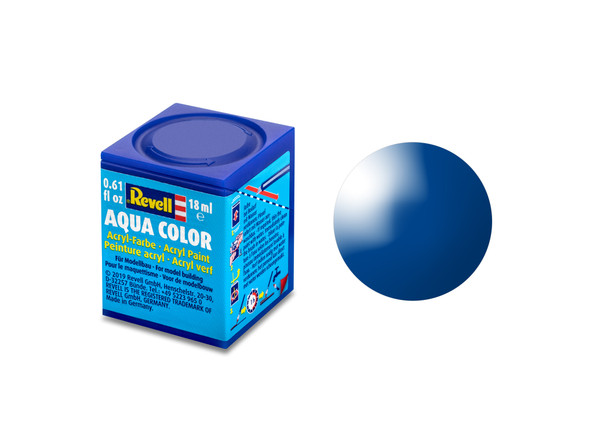 RAG36152 - Revell 18ml Acrylic Paint - Aqua Color: Blue Gloss