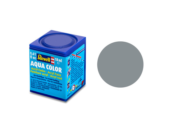 RAG36143 - Revell 18ml Acrylic Paint - Aqua Color: Medium Grey Matt