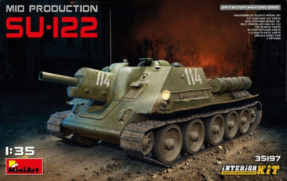 MIA35197 - MiniArt - 1/35 SU-122 Mid. Production Full Interior Kit