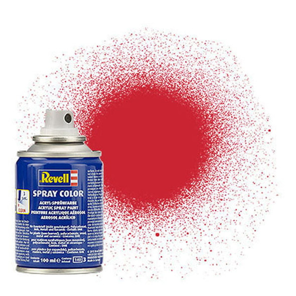 RAG34330 - Revell 18ml Acrylic Paint - Spray Color: Fiery Red Silk Matt