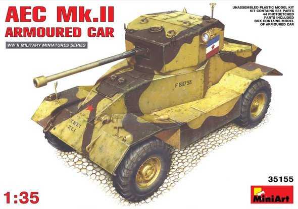 MIA35155 - MiniArt - 1/35 AEC Mk.II Armoured Car