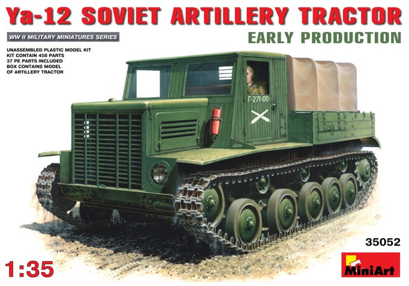 MIA35052 - MiniArt - 1/35 Ya-12 Soviet Artillery Tractor earl