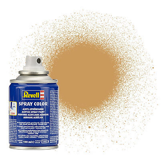 RAG34188 - Revell 18ml Acrylic Paint - Spray Color: Ochre Brown Matt