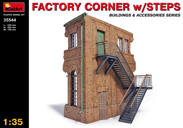 MIA35544 - MiniArt - 1/35 Factory Corner w/Steps