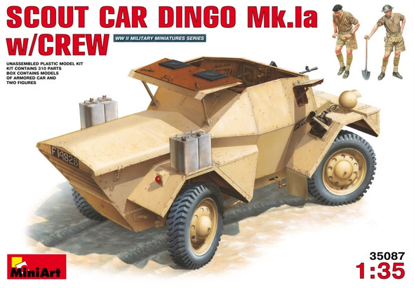 MIA35087 - MiniArt - 1/35 Dingo Mk.1a Scout Car w/Crew