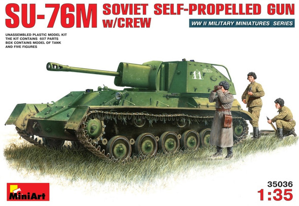 MIA35036 - MiniArt - 1/35 SU-76M Soviet Self-propelled Gun