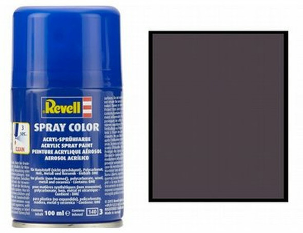 RAG34107 - Revell 18ml Acrylic Paint - Spray Color: Black Gloss