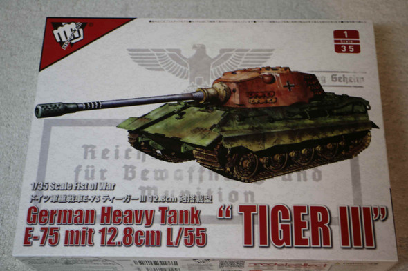 MCLUA35012 - Model Collect - 1/35 E-75 12.8cm L/55 Tiger III