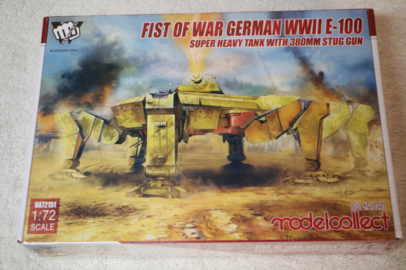 MCLUA72151 - Model Collect - 1/72 Fist of War E-100 w 380mm Stug gun