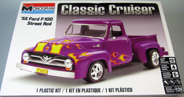 MON85-0880 - Monogram - 1/24 1955 Ford F-100 Pick-Up Street Rod