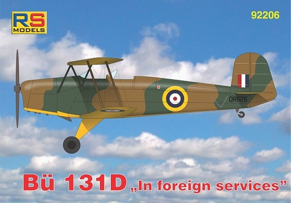 RSM92206 - RS Models - 1/72 Bucher Bu 131D foreign services