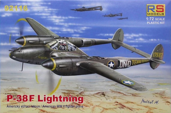 RSM92116 - RS Models - 1/72 P-38E Lightning