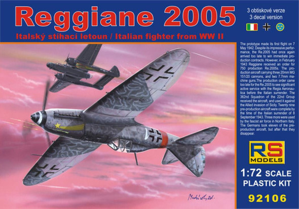 RSM92106 - RS Models - 1/72 Reggiane 2005