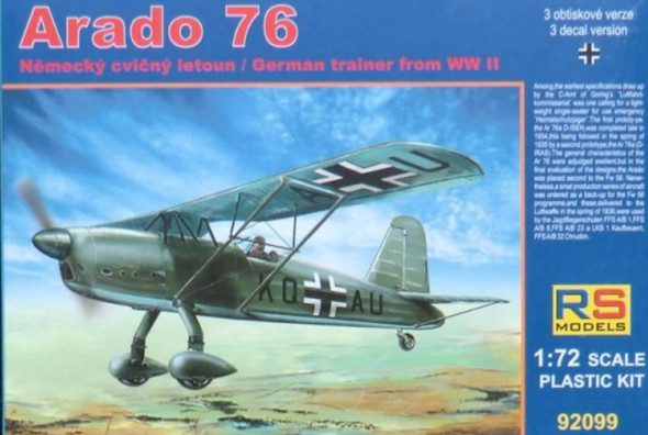 RSM92099 - RS Models - 1/72 Arado 76