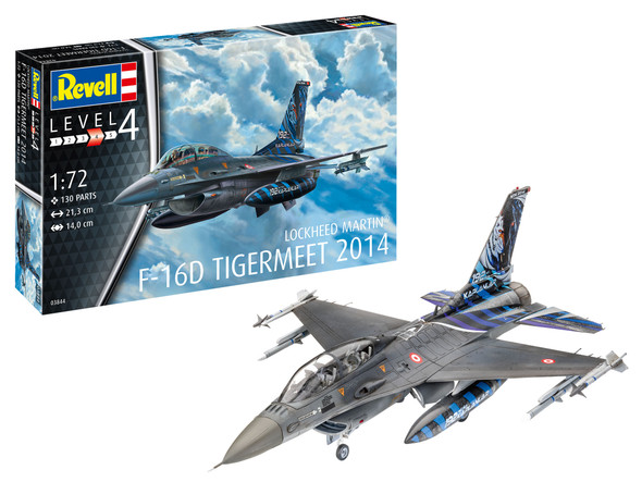 RAG603844 - Revell - 1/72 Lockheed Martin F-16D Tigermeet 2014 (Discontinued)