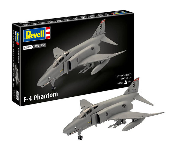RAG03651 - Revell - 1/72 McDonnell F-4E Phantom II EASY CLICK RAG03651 - Revell - 1/72 McDonnell F-4E Phantom II EASY CLICK