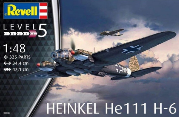 RAG03863 - Revell - 1/48 Heinkel He 111 H-6 (Discontinued)