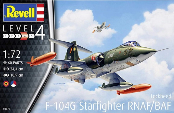 RAG03879 - Revell - 1/72 F-104G Starfighter (RNAF;BAF) (Discontinued)