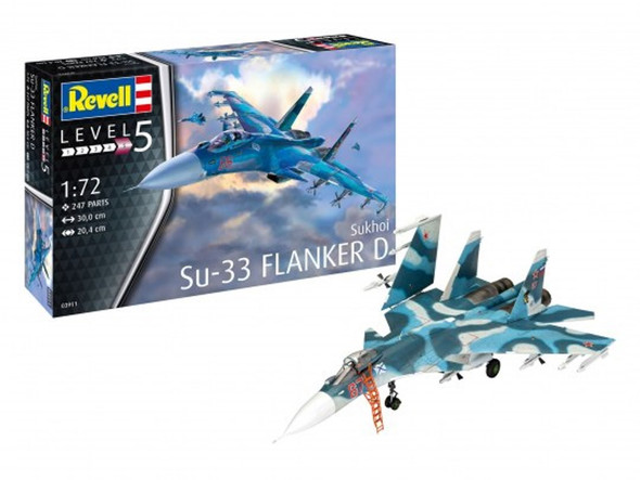 RAG03911 - Revell - 1/72 Su-33 Flanker D (ZVE) (Discontinued)