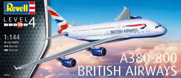 RAG04259 - Revell - 1/144 Airbus A380 w/Interior