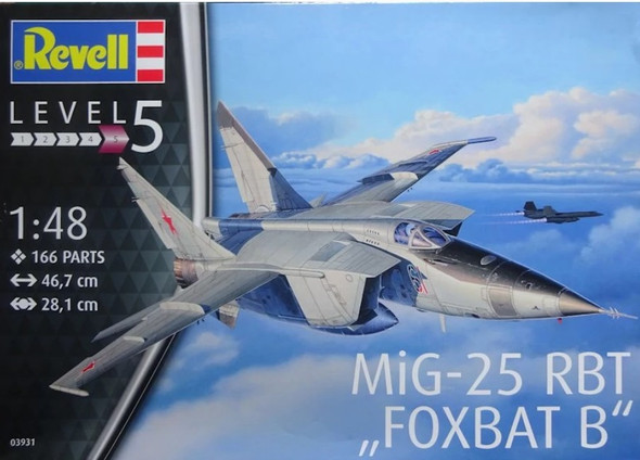 RAG03931 - Revell - 1/48 MiG-25 RBT 'Foxbat B' (ICM kit) (Discontinued)