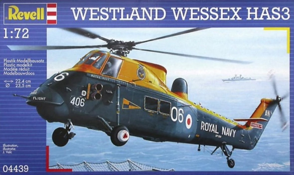RAG04439 - Revell - 1/72 Westland Wessex HAS3 (Discontinued)