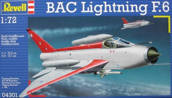 RAG04301 - Revell - 1/72 BAC Lightning F.6 (Discontinued)