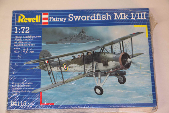RAG04115 - Revell - 1/72 Fairey Swordfish Mk I/III (Discontinued)