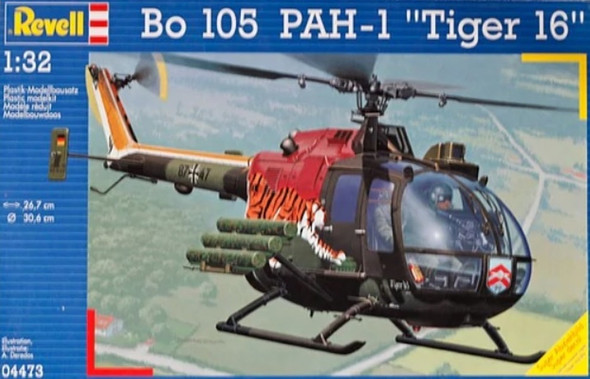RAG04473 - Revell - 1/32 Bo 105 PAH-1 Tiger 16 (Discontinued)