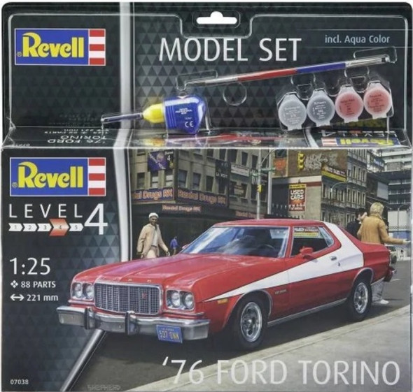 RAG67038 - Revell - MODEL SET: 1/25 '76 Ford Torino (Discontinued)