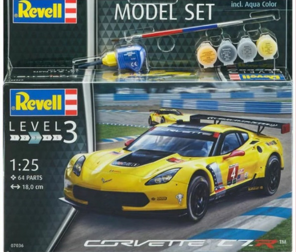 RAG67036 - Revell - 1/25 Corvette C7R Model Set (Discontinued)