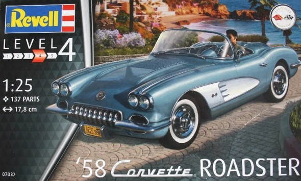 RAG07037 - Revell - 1/25 1958 Corvette Roadster (Discontinued)