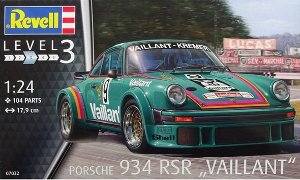 RAG07032 - Revell - 1/24 Porsche 934 RSR 'Vaillant' (Discontinued)