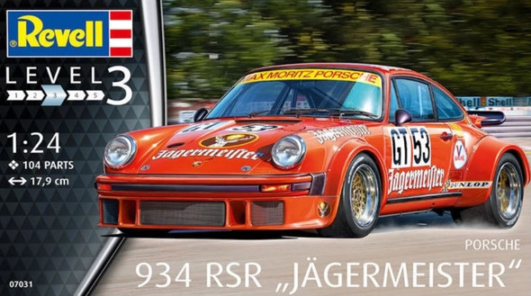 RAG07031 - Revell - 1/24 Porsche 934 RSR 'Jagermeister'