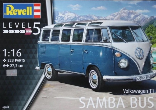 RAG07009 - Revell - 1/16 Volkswagen T1 Samba Bus (Discontinued)