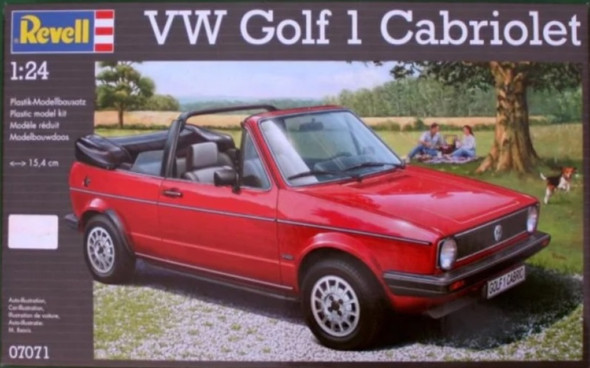 RAG07071 - Revell - 1/24 VW Golf Cabriolet (Mk.I) (Discontinued)