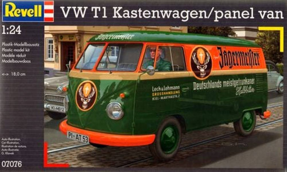 RAG07076 - Revell - 1/24 VW T1 Kastenwagen / panel van  (Discontinued)