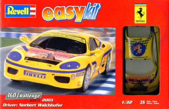 RAG07139 - Revell - 1/32 Ferrari 360 Challenge 'Walchhofer' EasyKit Pre-Decorated Body (Discontinued)