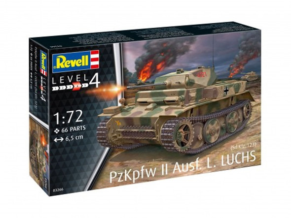 RAG03266 - Revell - 1/72 Panzer II Luchs (Discontinued)