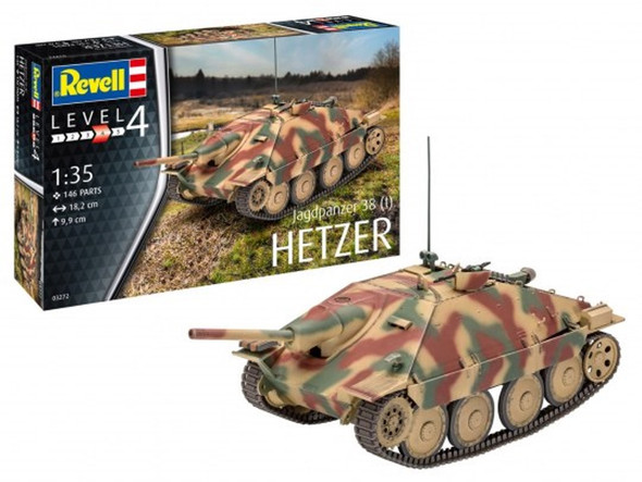 RAG03272 - Revell - 1/35 Jagdpanzer 38(t) Hetzer (Discontinued)